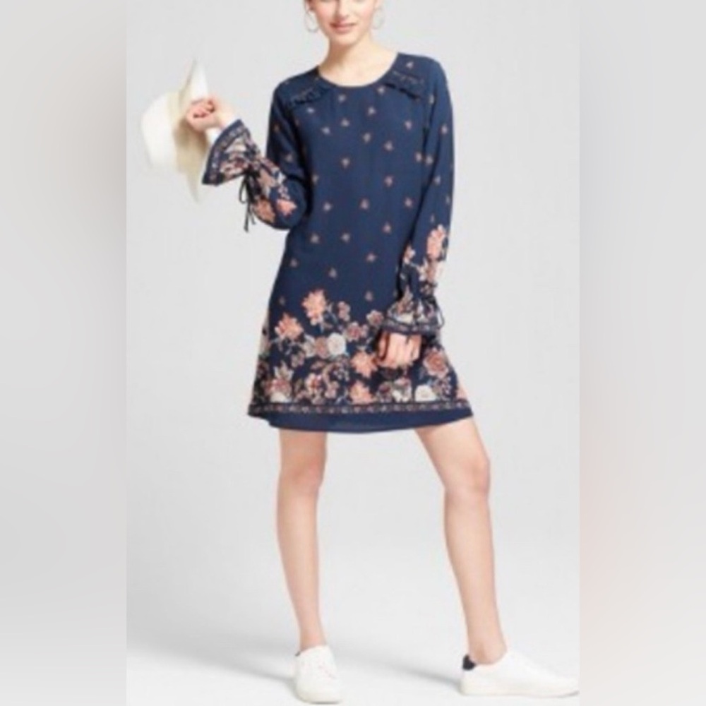 Xhilaration floral midi dress sz S